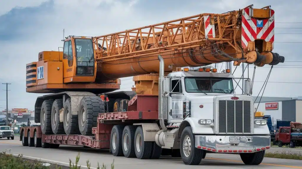 California Heavy Haul Trucking Compliance Challenges and How to Overcome Them 2 Driver inspecting truck for challenges in California