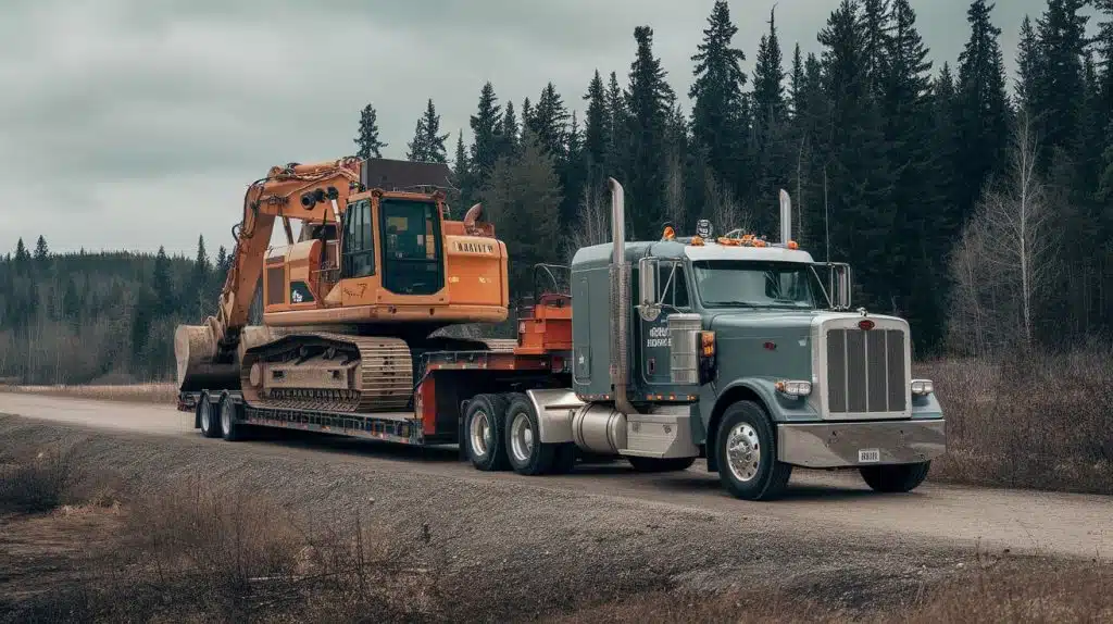 Delaware Heavy Haul Trucking Challenges & How to Handle Them 2 Driver inspecting truck for challenges in Delaware