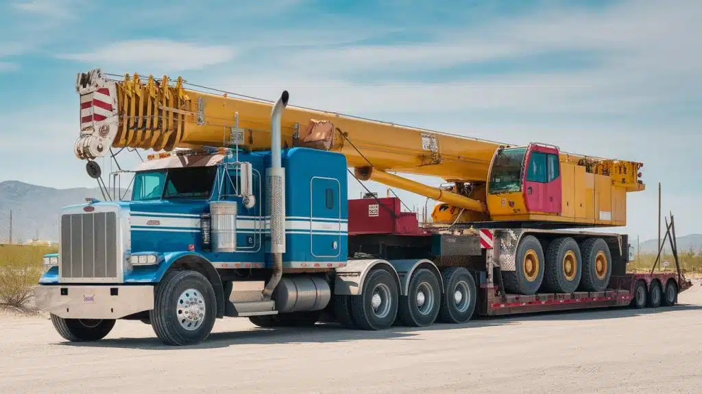 Route Planning for Heavy Haul Trucking in Alabama 1 Wide load truck planning on a highway in Alabama