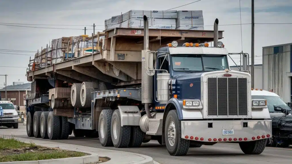 Route Planning for Heavy Haul Trucking in Connecticut 1 Wide load truck planning on a highway in Connecticut