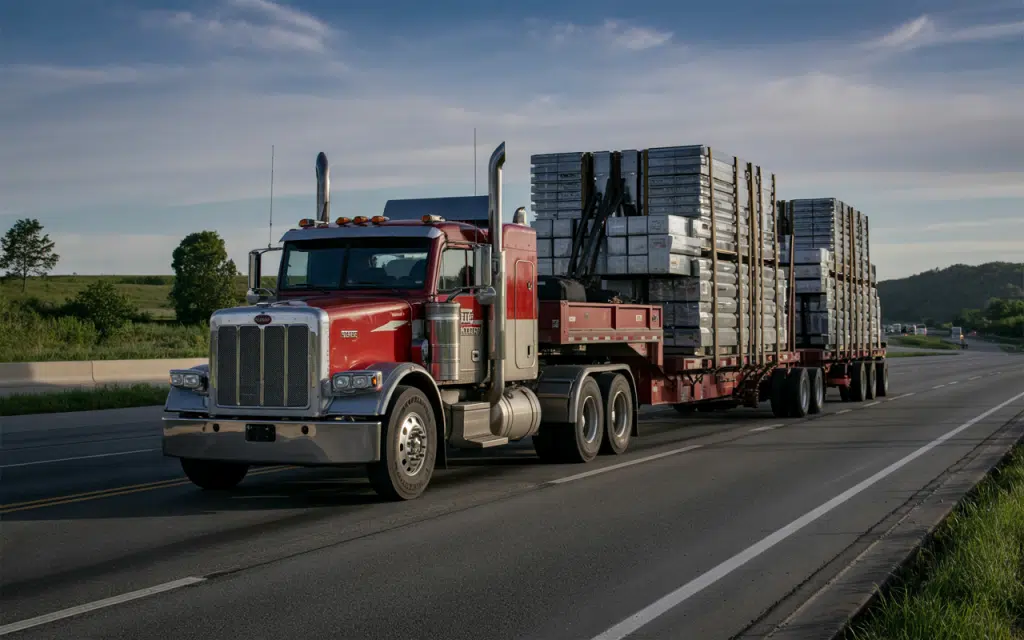 How We Plan Heavy Haul Routes in Indiana to Ensure Safe, Legal, and On-Time Delivery 3 Heavy haul truck planning a route in Indiana1