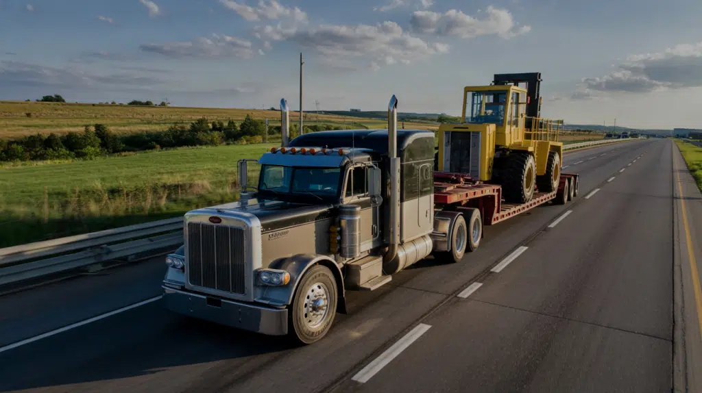 How We Handle Heavy Haul Challenges in Minnesota – Here’s How We Manage and Avoid Them 3 Driver inspecting truck for challenges in Minnesota3
