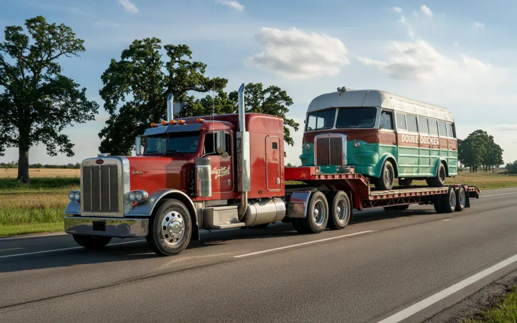 How we Manage Heavy Haul Trucking Challenges in Missouri 2 Driver inspecting truck for challenges in Missouri1