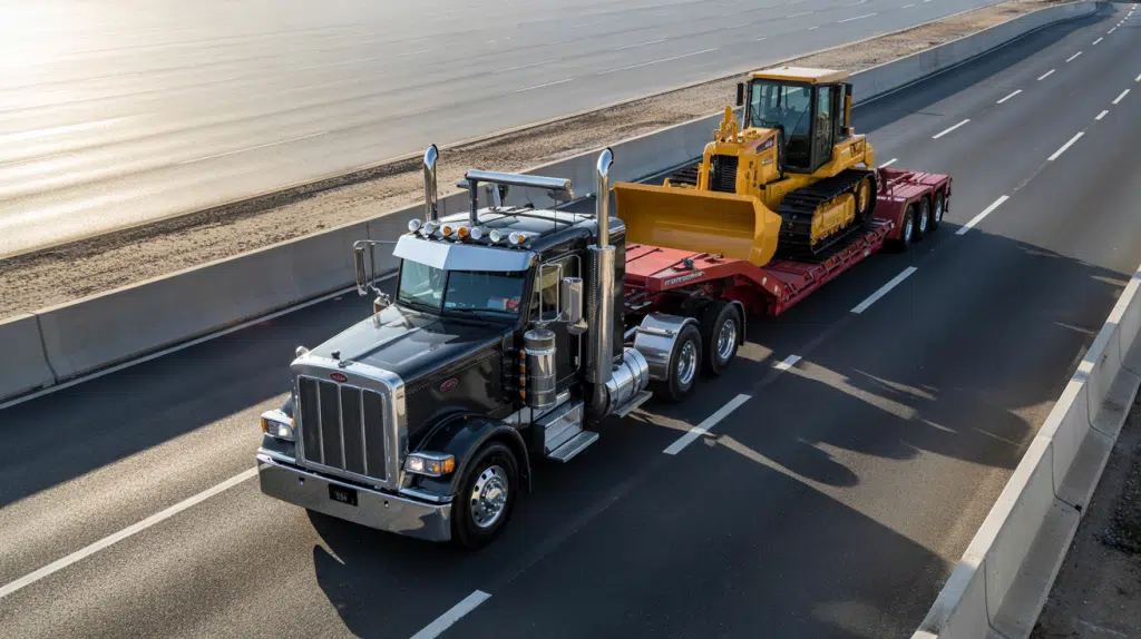 How We Handle Heavy Haul Trucking Challenges in Michigan 2 Heavy haul truck facing road challenges in Michigan1