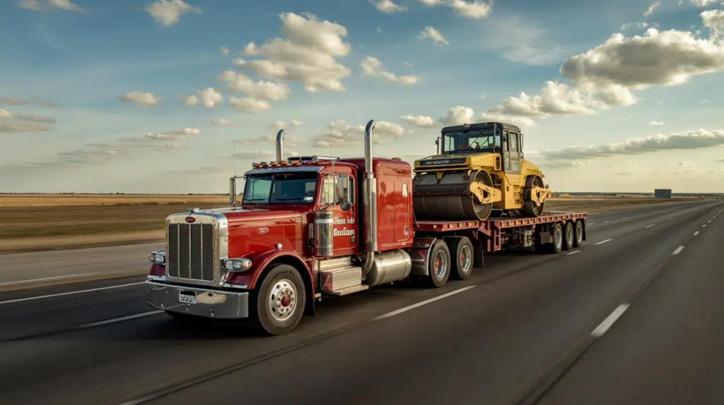 How We Handle Heavy Haul Challenges in Minnesota – Here’s How We Manage and Avoid Them 2 Heavy haul truck facing road challenges in Minnesota1