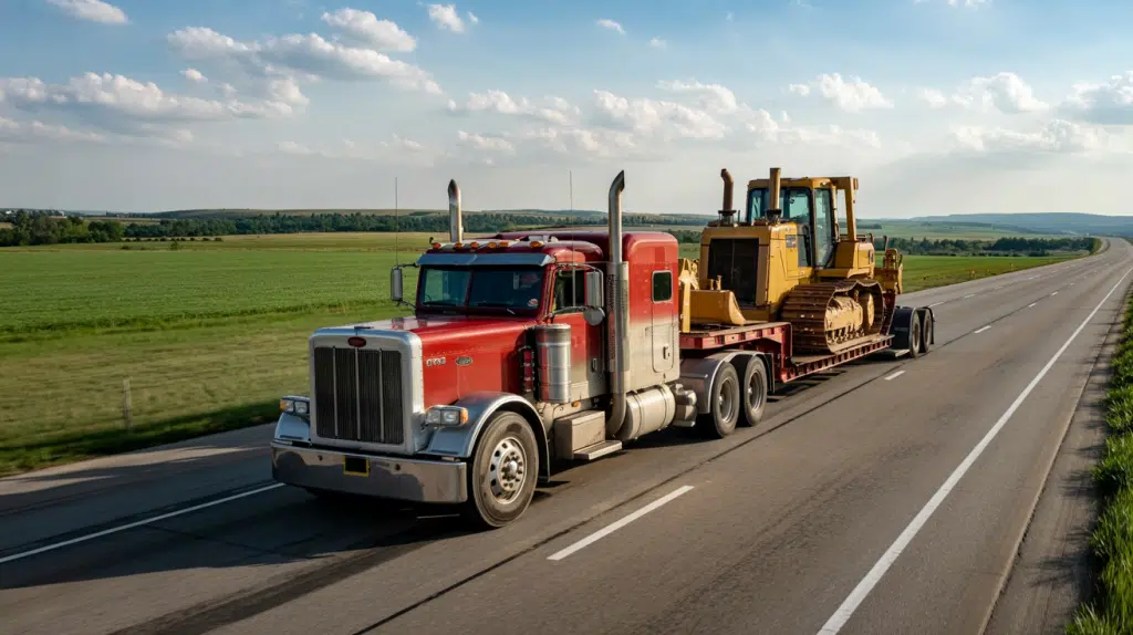 How We Plan Heavy Haul Routes in Michigan the Right Way 1 Heavy haul truck planning a route in Michigan1
