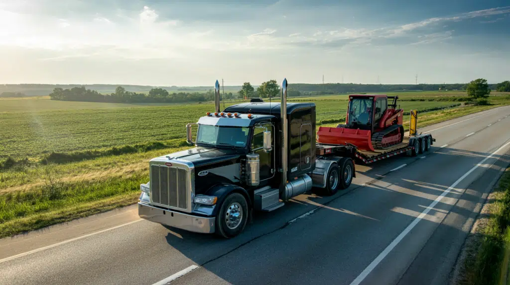 Heavy Haul Route Planning in Minnesota During Winter – How We Manage Risks, Permits, and Road Conditions 1 Heavy haul truck planning a route in Minnesota1