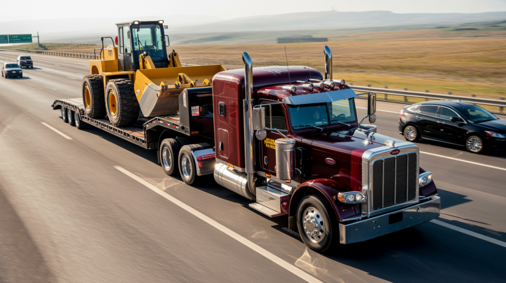 Heavy haul truck planning a route in Nevada1