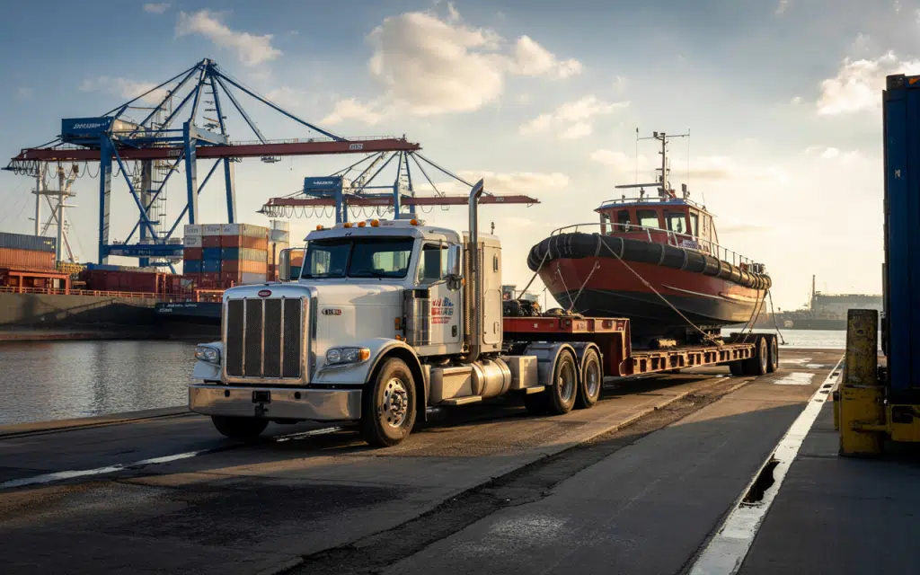 How We Plan Heavy Haul Trucking Routes in Maine Safely and Legally 2 Logistics planning for heavy haul trucking in Maine1