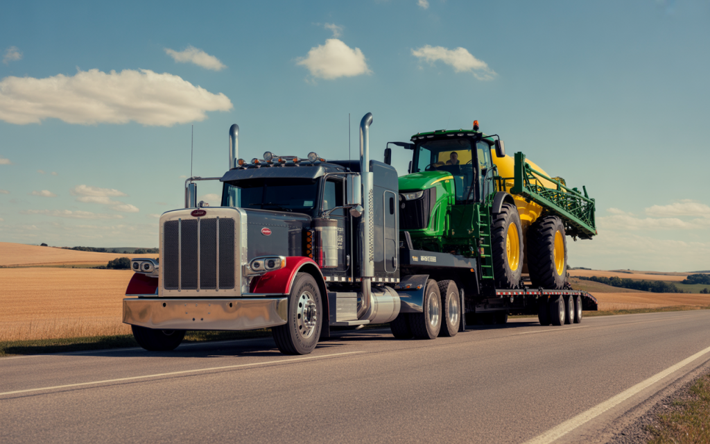 Logistics planning for heavy haul trucking in Nebraska1
