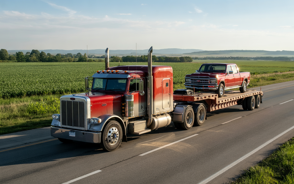 Heavy Haul Route Planning in Mississippi: How We Manage Every Mile Safely and Legally 3 Wide load truck planning on a highway in Mississippi1
