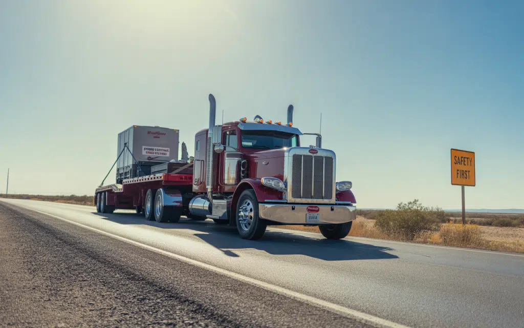 Heavy Haul Trucking Challenges in Montana - Here's How We Manage Them 3 Driver inspecting truck for challenges in Montana1