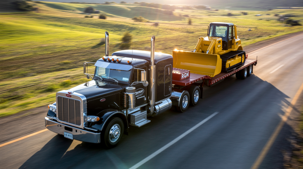 Heavy haul truck facing road challenges in North Dakota1
