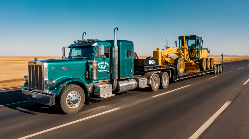 Heavy haul truck planning a route in New Hampshire1