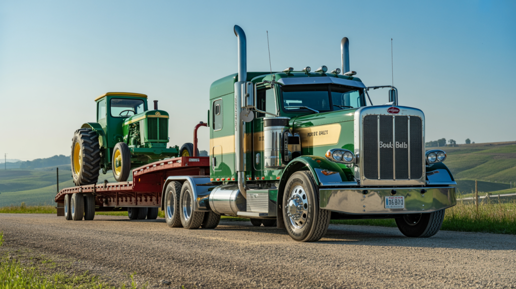 Heavy haul truck planning a route in North Dakota2