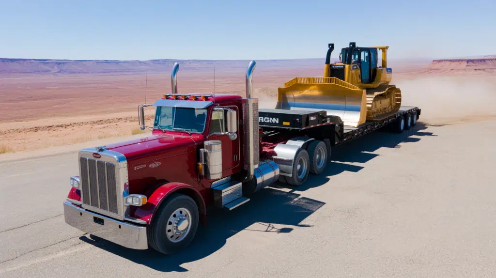 How We Manage Heavy Haul Route Planning in Ohio 2 Wide load truck planning on a highway in Ohio1