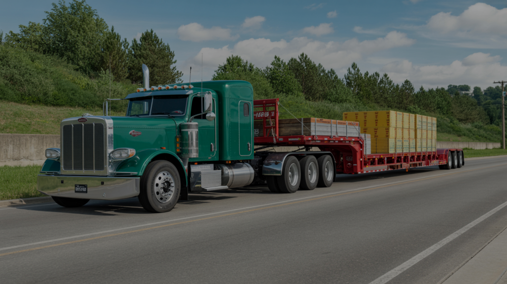 Specialized trailers for dimensional cargo 1 Specialized trailers for dimensional cargo