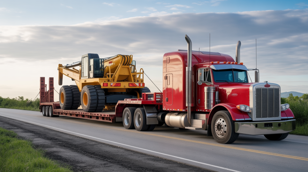 How Different Types of Heavy Equipment Are Transported Safely 1 How Different Types of Heavy Equipment Are Transported Safely