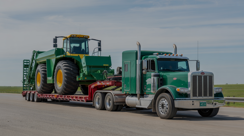 Moving Agricultural Equipment With Heavy Haul Trailers 1 Moving Agricultural Equipment With Heavy Haul Trailers