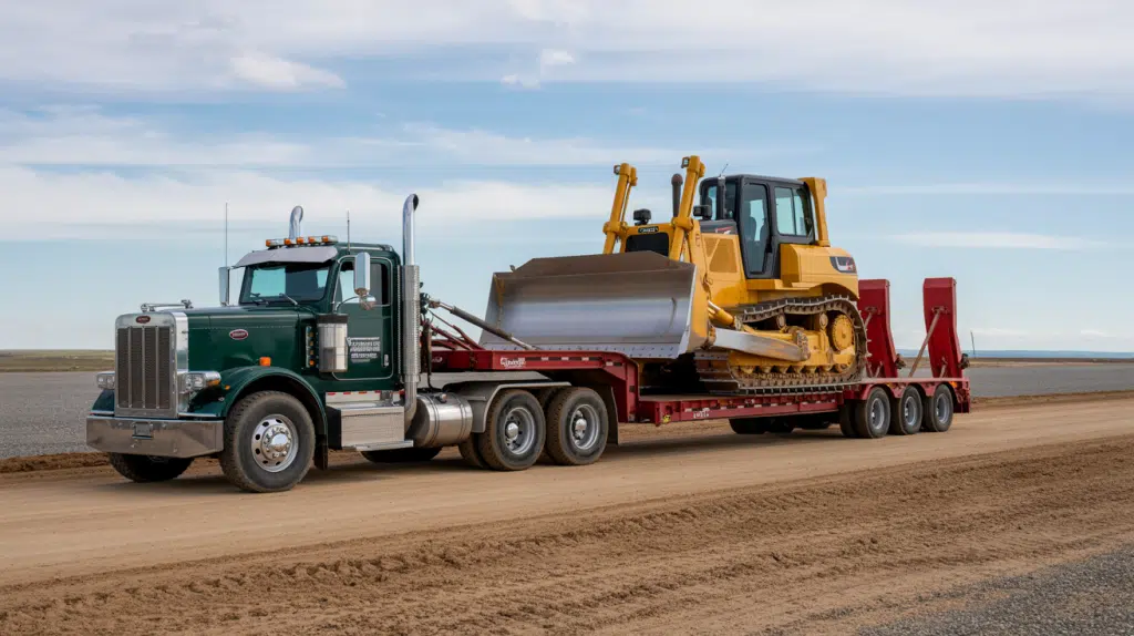 How Bulldozers Are Transported for Grading Projects 1 How Bulldozers Are Transported for Grading Projects
