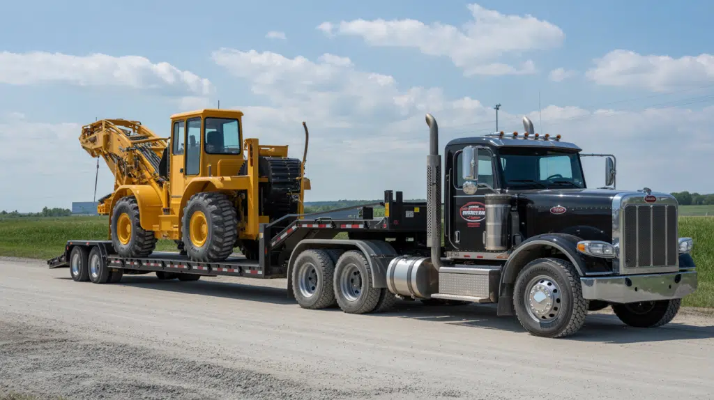 How Trenchers and Utility Machines Are Transported 1 How Trenchers and Utility Machines Are Transported